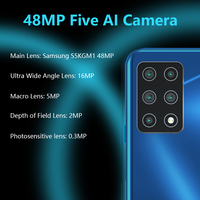 Smartfon Cubot X30 wersja globalna telefon komórkowy 48MP pięć kamer 32MP Selfie 8GB + 128GB NFC 6.4 "wyświetlacz Fullview Android10 Celular 2
